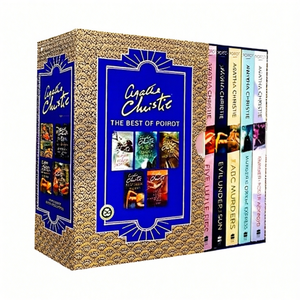 ชุดหนังสืออากาธา คริสตี้ รวมผลงานดีที่สุดของปัวโรต์ 5 เล่ม ชุดกล่องพรีเมียม บริการพิมพ์หนังสือชุดพิเศษ - Product Image 2