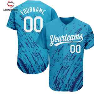 Maillot de baseball d'équipe personnalisé, design respirant, graphiques personnalisés, noms/noms d'identification des joueurs, production rapide pour les ligues compétitives - Product Image 1
