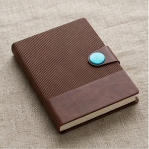 Aurelux <b>A5</b> PU Leather Case Bound Premium Diary Multicolor Business <b>Notebook</b> Magnetic Closure Lock Button Customizable Printing - Product Image 6