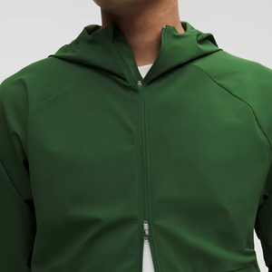 Chaqueta Cortavientos de Lona para Hombre, con Logotipo Personalizado en la Parte Delantera, Transpirable, de Secado Rápido, para Deportes, Atletismo y Jogging - Product Image 5