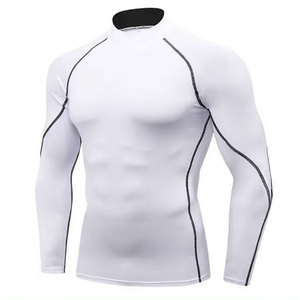 Men's Sleeveless <b>Black</b> Printed Breathable Eco-Friendly Quick Dry <b>Compression</b> Rash Guard <b>Shirt</b> Polyester/Nylon Top for Adults - Product Image 3