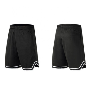 Pantalones Cortos Deportivos Personalizados con Logotipo, de Nailon y Elastano, con Dobladillo Dividido, Diseño en Contraste, para Correr, Hacer Ejercicio, Gimnasio, Malla Transpirable, para Hombre - Product Image 3