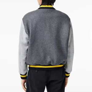 Baseball Letterman Bomber Varsity <b>Jacket</b> Winter <b>Men's</b> Breathable Knitted Button - Product Image 5
