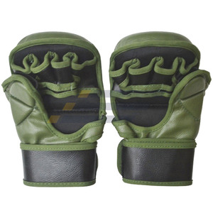 Gants de Sparring MMA Respirants Demi-Doigts en Cuir PU et PVC Personnalisables de Haute Qualité, Meilleures Ventes pour les Salles de Sport - Product Image 6