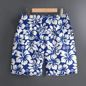 Shorts de Playa para Hombre con Estampado 3D de Plantas Hawaianas, Secado Rápido, Casuales, Deportivos, de Verano, a la Moda - Product Image 3
