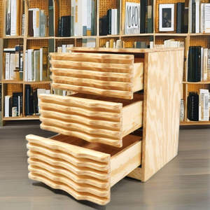 American Pine Plywood Casual <b>Bookcase</b> Freestanding Living Room & Hotel Home Office Furniture with 12-Month Warranty - Product Image 2