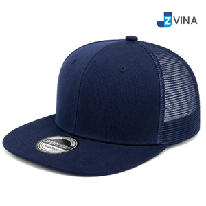 Casquette de baseball unisexe décontractée à logo personnalisé, style trucker, snapback, visière plate, 6 panneaux, réglable - Product Image 2