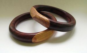 Pulseras de Madera Impermeables con Acabado Liso Estilo Diseñador para Mujer, Ligeras, Cómodas, Colores Personalizables, Regalo Empresarial, Étnicas - Product Image 3