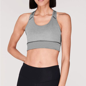 KRAVEN SPORTS Women's High Support V-<b>Neck</b> Sports Bra Moisture-Wicking Breathable Quick-Dry Fabric Removable <b>Pads</b> - Product Image 1
