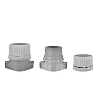 22mm Color personalizado succión plástico PP PE pico y tapa embalaje alimentos pigmento salsa química utilizada para bolsa