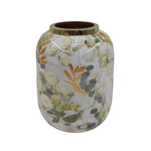 Ensemble de 4 pots de fleurs en fer émaillé de luxe, écologiques, durables, superbes, extra grands, style ferme, pour plantes d'intérieur, parmi les plus vendus - Product Image 3