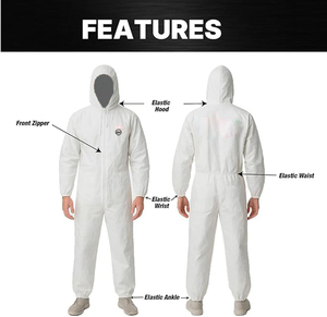 Nuevo Traje de Protección Industrial para Pintura en Aerosol, de Alta Calidad, Impermeable, Transpirable, de Poliéster, Reutilizable, Lavable, Sin Pelusas, con Capucha - Product Image 3