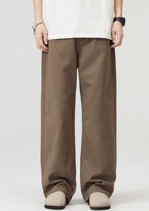 Pantalones Vaqueros de Mezclilla para Hombre, Estilo Nuevo, de Algodón y Spandex, con Lavado Oscuro Láser, Cintura Media, Cierre de Cremallera, Pierna Ancha y Corte Holgado - Product Image 6