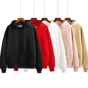 เสื้อฮู้ดสีชมพูแบบยูนิเซ็กซ์รุ่นใหม่ปี 2026 ผ้าฟลีซสีพื้นลำลอง มีกระเป๋า ดีไซน์เรียบง่าย ทรงปกติ เหมาะสำหรับใส่ในฤดูใบไม้ร่วง รับสั่งทำ - Product Image 6