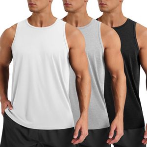 Débardeur en coton tricoté pour homme, coupe athlétique décontractée, pour la gym et le sport, respirant, séchage rapide, écologique, léger, col ras du cou - Product Image 1