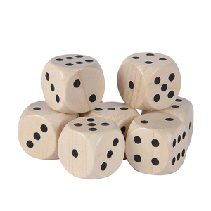 Dados de Juego Personalizados de Madera con Esquinas Redondeadas D6 25/20/16/12mm - Product Image 2