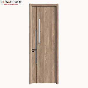 Porte en polymère de haute qualité avec surface en bois fini, étanche, pour salle de bain et cuisine, design moderne, garantie de 3 ans - Product Image 1