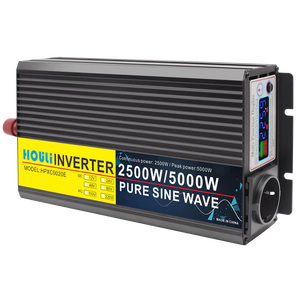 Convertisseur d'énergie HOULI Power Jack 5000W, onduleur à onde sinusoïdale pure, convertisseur DC 12V 24V 48V 60V en AC 220V 110V 5000W - Product Image 1
