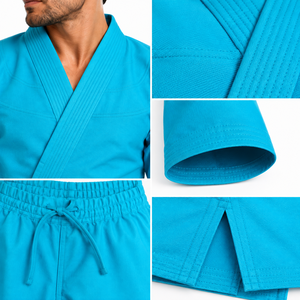 Traje de BJJ listo para la competencia, con tela resistente, costuras seguras y rendimiento cómodo para cada desafío de grappling. - Product Image 5