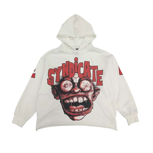Unisex Regular Fit Crop Hooded Acid <b>Wash</b> Anti-Wrinkle Double Pocket Front Streetwear Hoodie Solid Color Knitted 370g 100% Cotton - Product Image 5