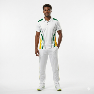 Camiseta de críquet blanca de secado rápido para pruebas de sublimación - Product Image 4