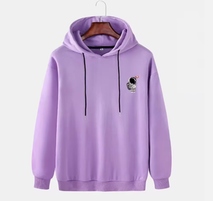 เสื้อฮู้ดผู้ชายผ้าฟลีซเนื้อฝ้าย 100% สำหรับฤดูหนาว พิมพ์ลายดิจิทัล ระบายอากาศได้ดี เป็นมิตรต่อสิ่งแวดล้อม เหมาะสำหรับใส่ออกกำลังกายและแฟชั่น  มีความต้องการสูง - Product Image 1