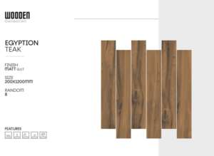 Baldosa de porcelana moderna con acabado mate de 20x120 cm, diseñada para brindar una elegancia discreta y una durabilidad duradera para el suelo. - Product Image 2