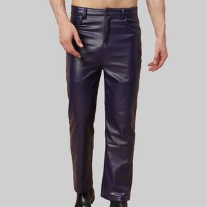 Best Price With Real 100% Genuine <b>Men</b> <b>Leather</b> <b>Pants</b> Top Quality <b>Leather</b> <b>Men's</b> <b>Pant</b> Black Color <b>Leather</b> <b>Pants</b> - Product Image 1