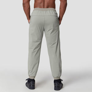 Pantalones Deportivos Elásticos Grises para Hombre con Cordón, Pantalones Casuales Transpirables para Otoño - Product Image 2