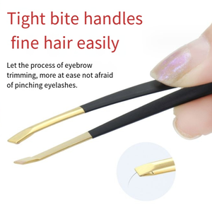 Pince à épiler pour sourcils de haute qualité en acier inoxydable, marque propre, pince à épiler pour l'épilation des sourcils en acier inoxydable - Product Image 5