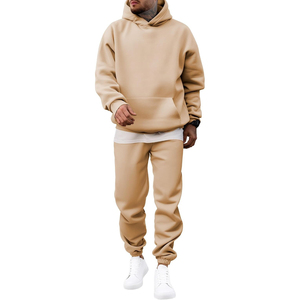 Conjunto Deportivo Moderno Extra Grande para Hombre, Dos Piezas, Sudadera con Capucha y Pantalones Jogger, Corte Holgado, Estilo Casual y Urbano, a la Moda - Product Image 4
