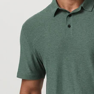 พิมพ์โลโก้ตามสั่ง / สีพื้นพร้อมออกแบบโลโก้ตามสั่ง สำหรับเสื้อยืดโปโลผู้ชายสไตล์ฤดูร้อน คอปกพับได้ คุณภาพสูง - Product Image 3