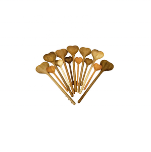 Cuillère en bois lisse confortable à tenir pour les repas quotidiens sans danger pour la santé et l'environnement - Product Image 6