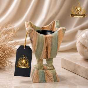 Brûleur à Bakhoor en bois et résine à motif palmier fait main, porte-encens arabe, diffuseur de parfum traditionnel, brûleur d'arômes de luxe pour la maison - Product Image 3