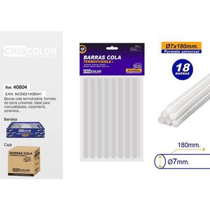 Barre en silicone tactile 7*180MM pour bâtons de colle - Product Image 1