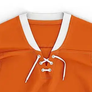 Wholesale New Design Adult Ice Hockey Jersey 100% Polyester Breathable Customized Designs High Quality OEM - Product Image 5
