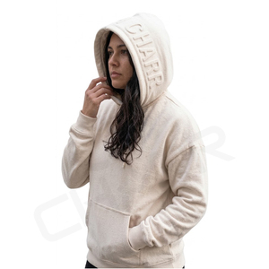 Streetwear 100% coton molletonné, tissu épais 350g, logo 3D brodé personnalisé, coupe ample pour homme, séchage rapide - Product Image 2