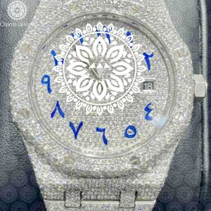 Luxury Women Stainless Steel <b>Watch</b> 38mm Round Analog Date Display Sapphire Crystal Case Folding Clasp Quartz Movement - Product Image 1