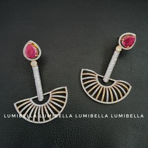 Gold Plated Pearl Hoop and Stud Earrings Classic Religious Geometric Design - Product Image 3