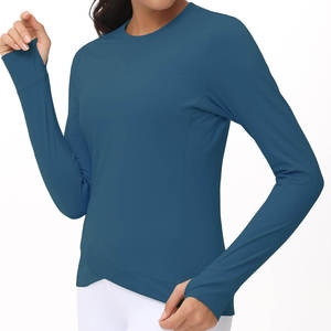 T-shirt d'été pour femme, style baby tee, sexy, fin, personnalisable, séchage rapide, respirant, haute qualité, uni - Product Image 1