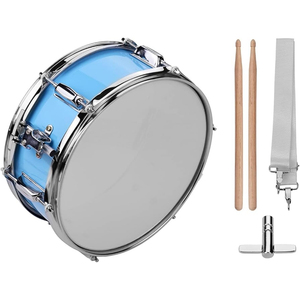 High Quality Cheap Price Hot Selling Fast Delivery Hand Held Birch Wood Handmade Sheepskin Heads Single Layer Steel Tambourine - Product Image 2