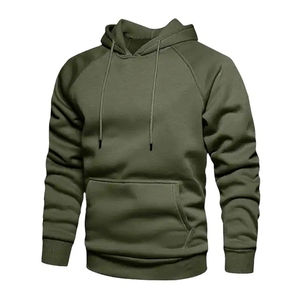 Sudaderas con Capucha Lisas para Hombre, de Algodón y Felpa, Corte Holgado, Fabricante OEM ODM, Etiqueta Privada, Corte y Confección Personalizados, Suministro al por Mayor - Product Image 2