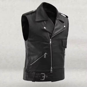 Chaleco de Motociclismo Profesional de Cuero, Protector, Talla Grande, Impermeable y Transpirable para Hombre, Equipo de Motocicleta 2026, Hecho en Pakistán - Product Image 2