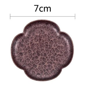 แผ่นรองแก้วน้ำทองเหลืองสไตล์เรโทร พร้อมเคลือบทองแดง รูปทรงสี่เหลี่ยม สำหรับตกแต่งโต๊ะ วางแก้วน้ำ แก้วชา - Product Image 4