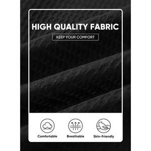 Camisa de Vestir Personalizada para Hombre, 100% Algodón, Estilo Waffle, con Botones, Manga Larga, Informal, para Trabajo, con Cuello Waffle Moderno - Product Image 3