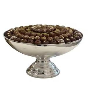 Bol en métal pour chocolat, bol de service en acier inoxydable pour bonbons et fruits secs - Product Image 3