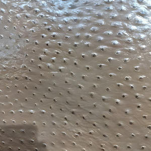 Cuir imprimé autruche de luxe, matériau gaufré pour la fabrication de sacs à main, portefeuilles, ceintures, chaussures, bracelets de montre et équipements de bricolage personnalisés - Product Image 4