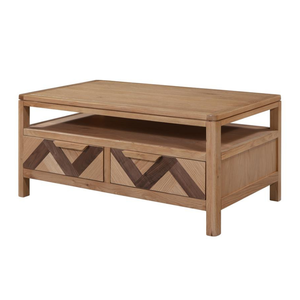 Mesa de Centro de Alta Calidad de la Colección MARS, 2 Cajones, Mesa de Madera, Muebles de Madera para Sala de Estar de Proveedor Vietnamita - Product Image 1