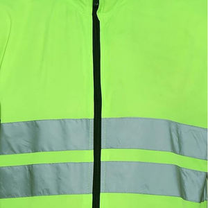 Chaleco de Seguridad ANSI Clase 3, Alta Visibilidad, Color Naranja Lima, Dos Tonos, Malla de Poliéster, Cierre de Cremallera Frontal, 6 Bolsillos - Product Image 5