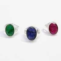 Bague turque unisexe en argent sterling 925 avec émeraude facettée, style ethnique, sertie en clos, design pour amoureux, bijoux de mode